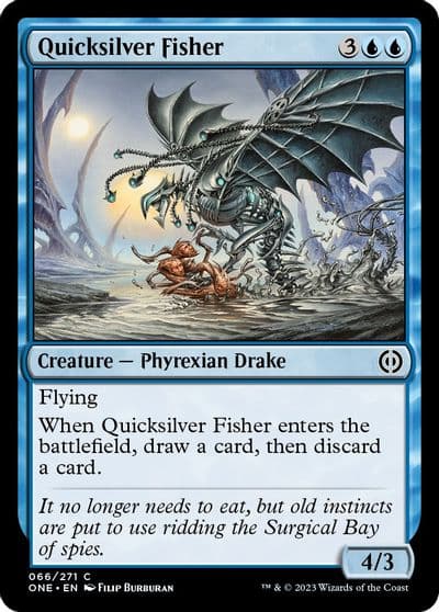 Quicksilver Fisher Phyrexia: All Will Be One Magic card
