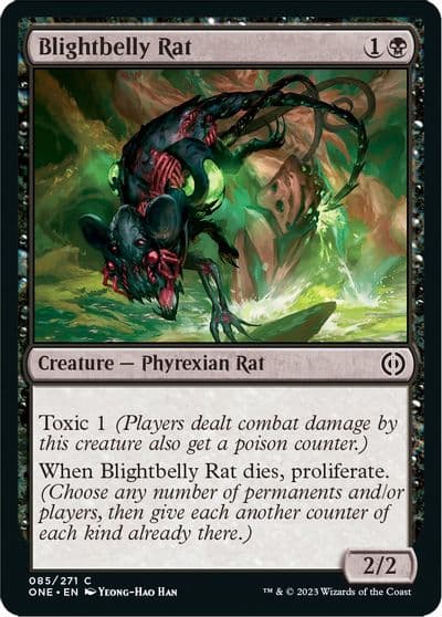 Blightbelly Rat Phyrexia: All Will Be One Magic card