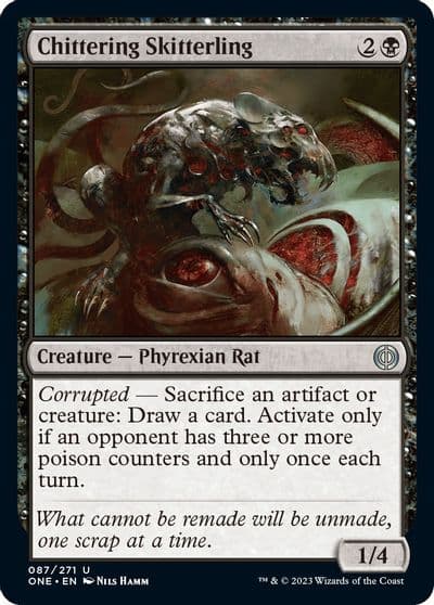 Chittering Skitterling Phyrexia: All Will Be One Magic card