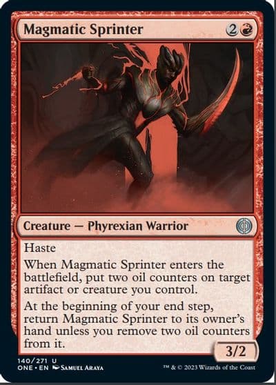 Magmatic Sprinter Phyrexia: All Will Be One Magic card