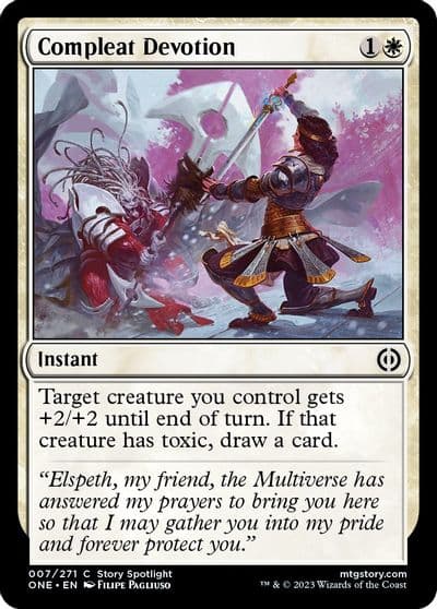 Compleat Devotion Phyrexia: All Will Be One Magic card