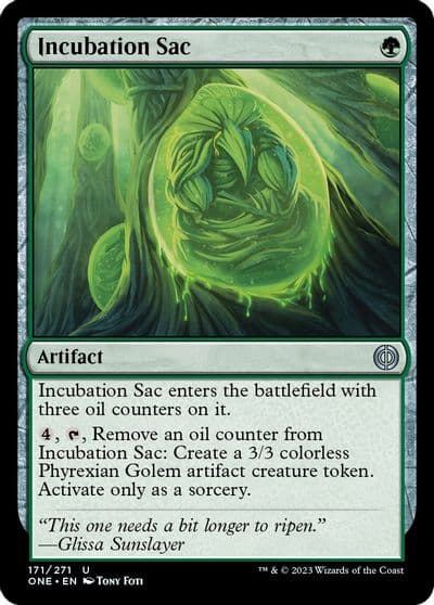 Incubation Sac Phyrexia: All Will Be One Magic card