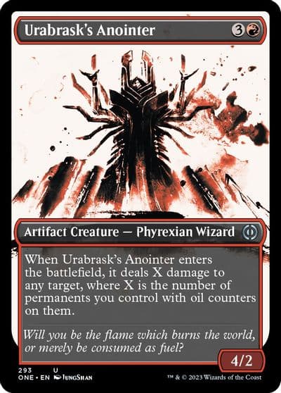 Urabrasks Anointer Showcase Phyrexia: All Will Be One Magic card