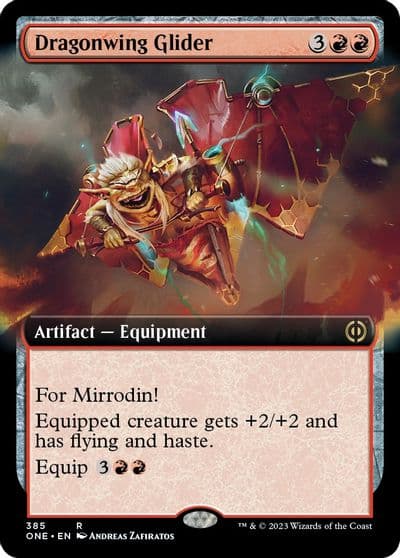 Dragonwing Glider Extended Art Phyrexia: All Will Be One Magic card