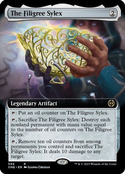 The Filigree Sylex Extended Art Phyrexia: All Will Be One Magic card