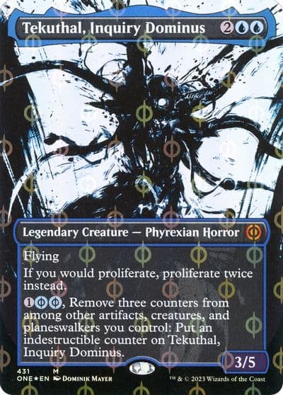 Tekuthal Inquiry Dominus Showcase Step and Compleat Foil Phyrexia: All Will Be One Magic card