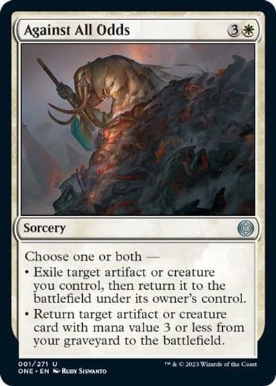 Against All Odds Phyrexia: All Will Be One Magic card