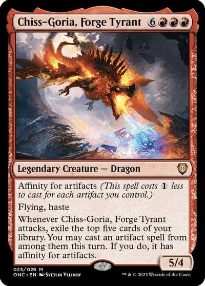 Chiss Goria Forge Tyrant Commander: Phyrexia: All Will Be One Magic card