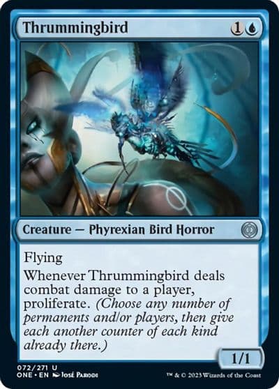 Thrummingbird Phyrexia: All Will Be One Magic card