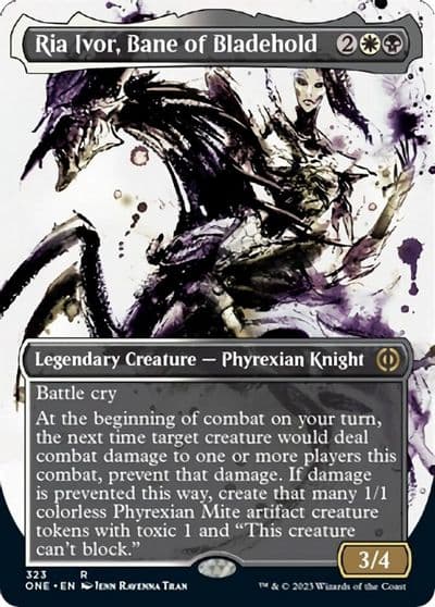 Ria Ivor Bane of Bladehold Showcase Phyrexia: All Will Be One Magic card