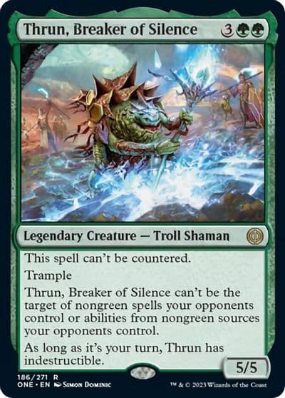 Thrun Breaker of Silence Phyrexia: All Will Be One Magic card