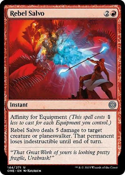 Rebel Salvo Phyrexia: All Will Be One Magic card