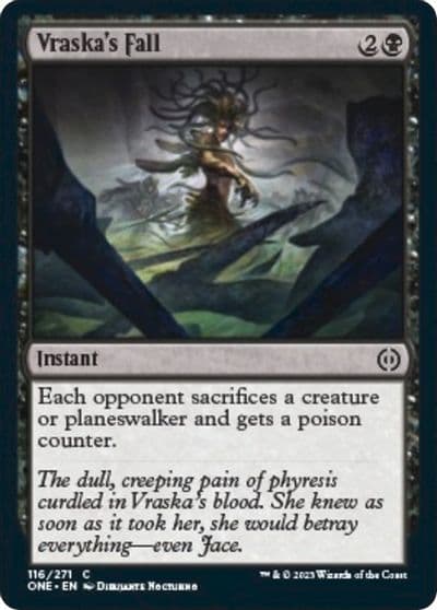 Vraskas Fall Phyrexia: All Will Be One Magic card