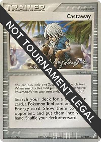 Castaway - 2007 (Jeremy Scharff-Kim) World Championship Decks Pokemon card
