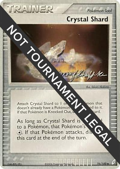 Crystal Shard - 2007 (Jeremy Scharff-Kim) World Championship Decks Pokemon card