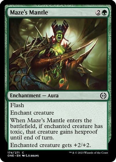Mazes Mantle Phyrexia: All Will Be One Magic card
