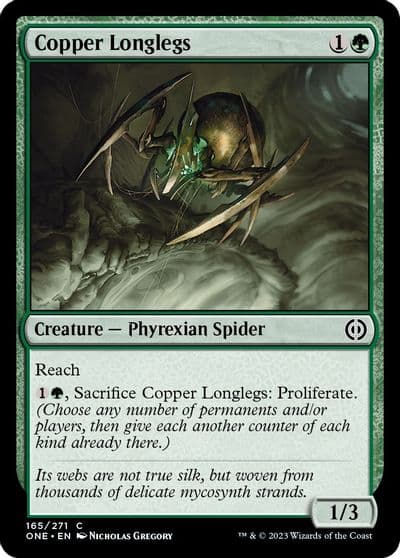 Copper Longlegs Phyrexia: All Will Be One Magic card