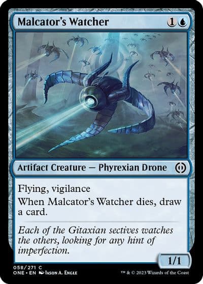 Malcators Watcher Phyrexia: All Will Be One Magic card