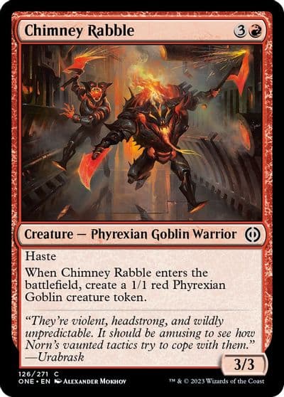 Chimney Rabble Phyrexia: All Will Be One Magic card