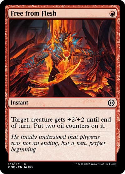 Free from Flesh Phyrexia: All Will Be One Magic card