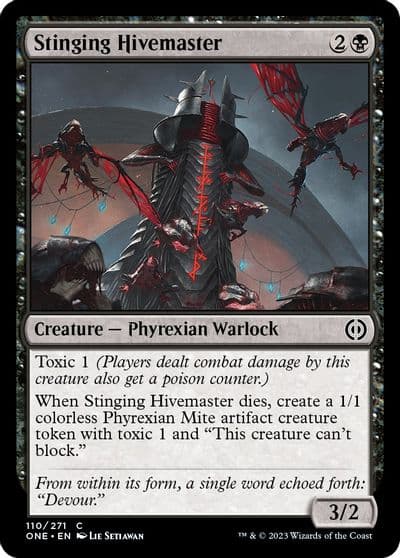 Stinging Hivemaster Phyrexia: All Will Be One Magic card