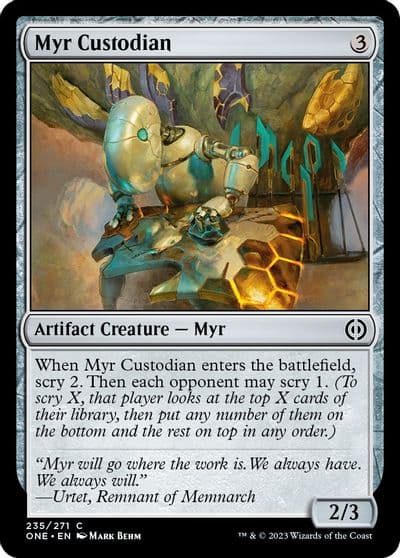 Myr Custodian Phyrexia: All Will Be One Magic card