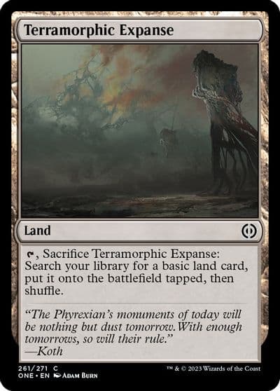 Terramorphic Expanse Phyrexia: All Will Be One Magic card