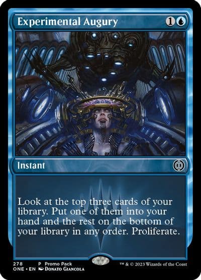 Experimental Augury Promo Pack: Phyrexia: All Will Be One Magic card