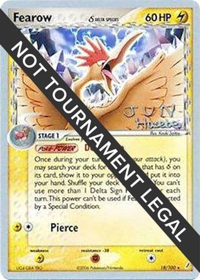 Fearow (Delta Species) - 2007 (Jun Hasebe) World Championship Decks Pokemon card
