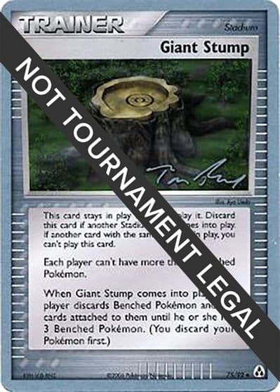 Giant Stump - 2007 (Tom Roos) World Championship Decks Pokemon card