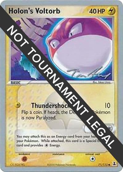 Holon's Voltorb - 2007 (Tom Roos) World Championship Decks Pokemon card