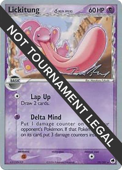 Lickitung (Delta Species) - 2007 (Tom Roos) World Championship Decks Pokemon card