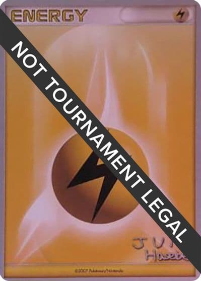 Lightning Energy - 2007 (Jun Hasebe) World Championship Decks Pokemon card