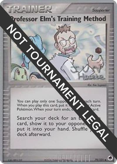 Professor Elm's Training Method - 2007 (Jun Hasebe) World Championship Decks Pokemon card