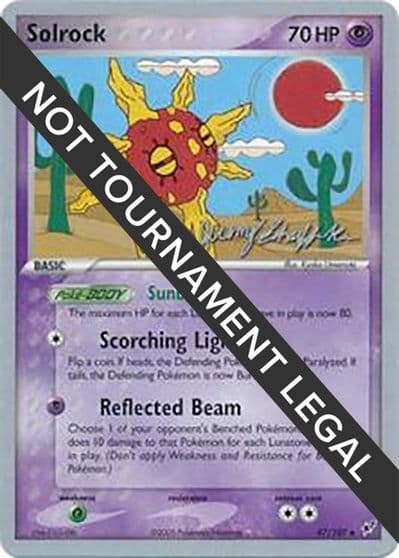 Solrock (47) - 2007 (Jeremy Scharff-Kim) World Championship Decks Pokemon card