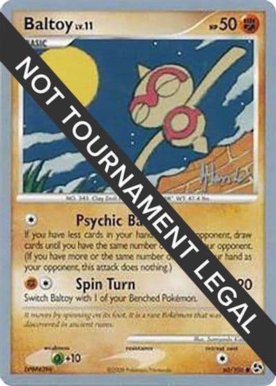 Baltoy - 2008 (Dylan Lefavour) World Championship Decks Pokemon card