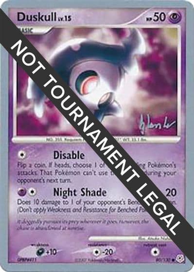 Duskull - 2008 (Dylan Lefavour) World Championship Decks Pokemon card