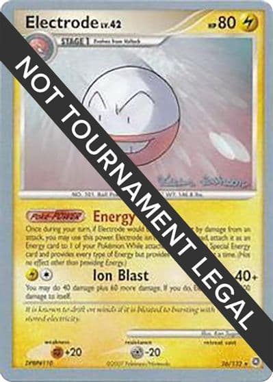 Electrode - 2008 (Tristan Robinson) World Championship Decks Pokemon card