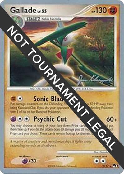 Gallade - 2008 (Jason Klaczynski) World Championship Decks Pokemon card