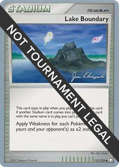 Lake Boundary - 2008 (Jason Klaczynski) World Championship Decks Pokemon card