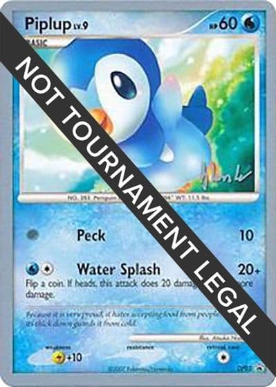 Piplup (DP03) - 2008 (Dylan Lefavour) World Championship Decks Pokemon card