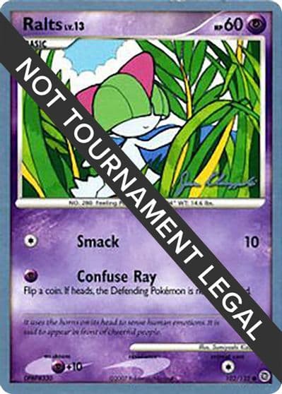 Ralts (102) - 2008 (Jason Klaczynski) World Championship Decks Pokemon card