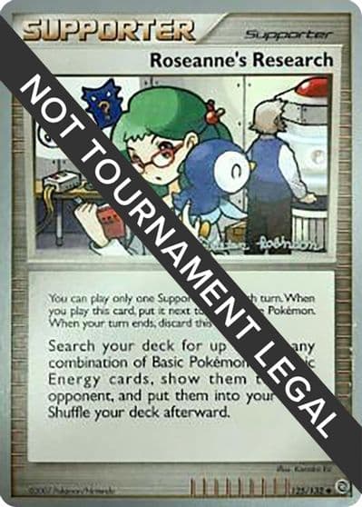 Roseanne's Research - 2008 (Tristan Robinson) World Championship Decks Pokemon card