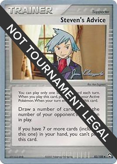 Steven's Advice - 2008 (Jason Klaczynski) World Championship Decks Pokemon card