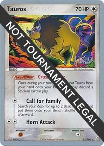 Tauros - 2008 (Dylan Lefavour) World Championship Decks Pokemon card