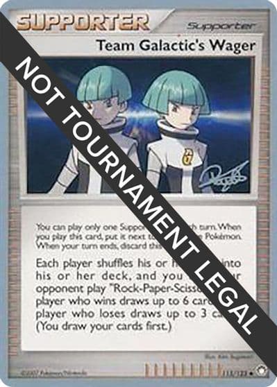 Team Galactic's Wager - 2008 (Paul Atanassov) World Championship Decks Pokemon card