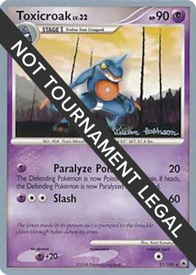Toxicroak - 2008 (Tristan Robinson) World Championship Decks Pokemon card
