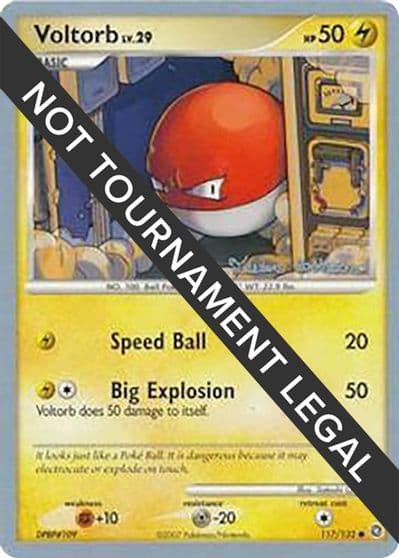 Voltorb - 2008 (Tristan Robinson) World Championship Decks Pokemon card