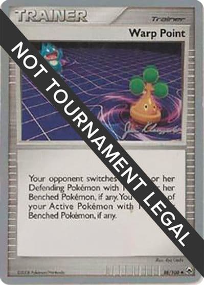 Warp Point - 2008 (Jason Klaczynski) World Championship Decks Pokemon card