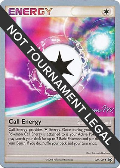 Call Energy - 2009 (Jason Martinez) World Championship Decks Pokemon card